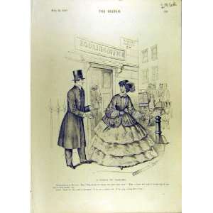  1897 Sketch Fashion Highland Reel Scottish Scotland