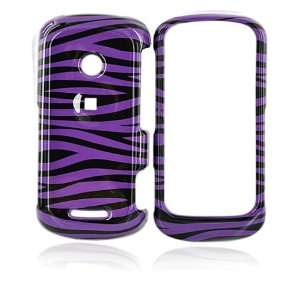  for Motorola Crush Accessory Bundle Purple Black Zebra 