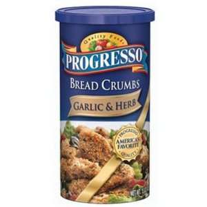 Progresso Bread Crumbs Garlic & Herb   12 Pack  Grocery 