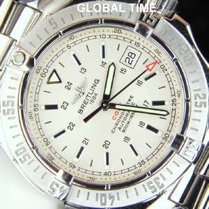 Mens Breitling Stainless Steel Colt Model A17380 AUTOMATIC Silver 