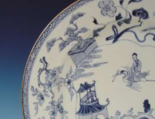   Chinese Porcelain Charger Flying Lady 18th C. Kangxi 16 Inch  