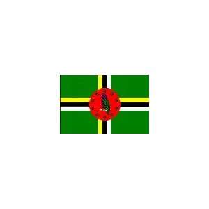  4 ft. x 6 ft. Dominica Flag with Brass Grommets Patio 