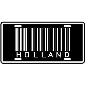  NEW  HOLLAND BARCODE  LICENSE PLATE SIGN COUNTRY