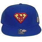 MLB NEW YORK METS FITTED 7 SUPERMAN FLAT BILL HAT CAP