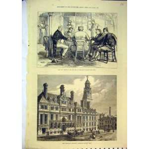   1876 Townhall Leicester War Inn Yard Belgrade Men News