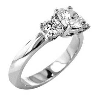   Stone Princess Cut Diamond & Platinum Engagement Ring Jewelry
