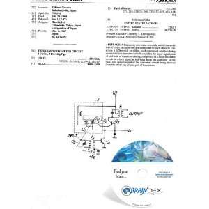    NEW Patent CD for FREQUENCY CONVERTER CIRCUIT 