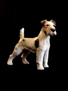 Bing & Grondahl Large Porcelian Terrier Dog. Measures approx 7 x 6 