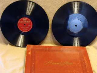 VINTAGE 78 RPM RECORDS   LOT OF 10 ASSTD LABELS  ALBUM  