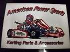 american power sports factory racing chassis go kart decal wka