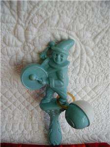   DRUM EMBOSSED CELLULOID 1930s BABY RATTLE EXC. CONDITION BEAUTY  
