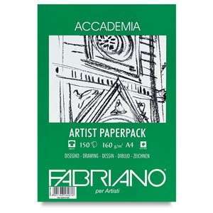 Fabriano Accademia Artist Paperpack   113/4 times; 16frac12;, 160 gsm