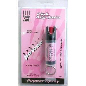  Pepper Power Pink Key Chain By UDAP 1/2oz Size Sports 