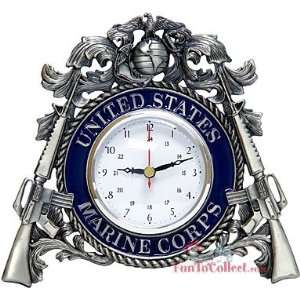 American Heroes Marine Always Ready Clock  Kitchen 