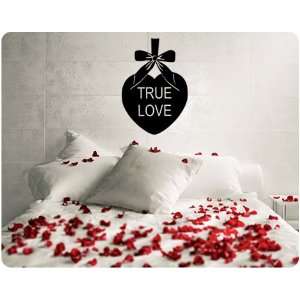 True Love Candy Heart Valentines Day Wall Decal Decor Words Large 