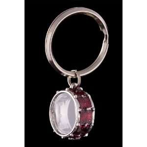  Snare Drum Key Chain   Red Musical Instruments