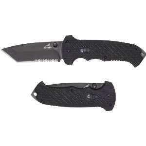  Gerber 06 FAST Assisted 3.8 Black Tanto Combo Blade, G10 