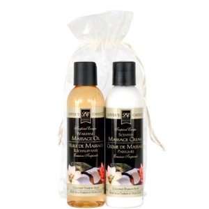  Coconut Passion Fruit Massage Oil & Cream Gift Set Beauty