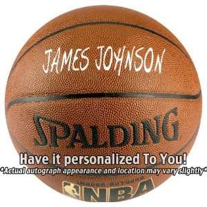   Personalized Autographed Inside Outside Basket Ball