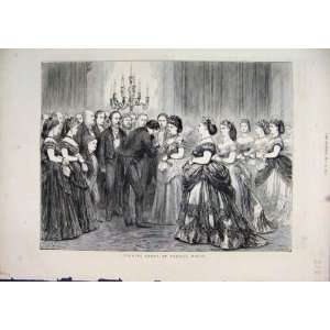    1872 Evening Party Prussia House Men Women Dancing