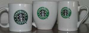 Starbucks Coffee Cup Mug Mermaid Design White & Green  
