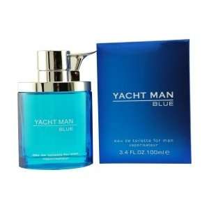  Yacht Man Blue By Myrurgia Edt Spray 3.4 Oz Beauty