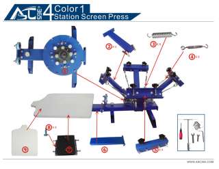   Station Screen Press Supply Kit T shirt DIY Silk Screening Home Design