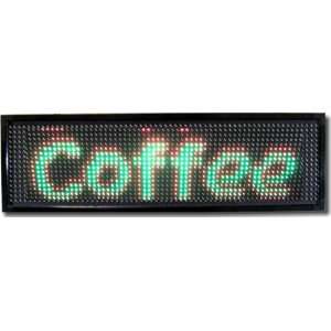   Outdoor LED Scrolling Message Board Sign, 90 x 24.5