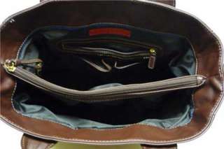 Tommy Hilfiger AMERICAN CLASSICS  BROWN Handbag Tote LOGO Bag  