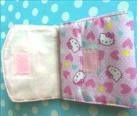 Hellokitty Sanitary Napkin Pouch Cotton Pad Bag Holder  