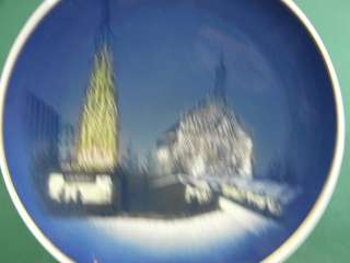 c532 Blue and Gold 8¼ Xmas Wall Plate Rosenthal 1964  