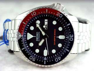 SEIKO MENS AUTOMATIC DIVERS JUBILEE WATCH 200M SKX009  