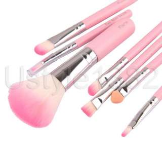 New 7 pcs Pro Makeup Cosmetic Brush Kit Set Tool Eyebow Shadow Powder 