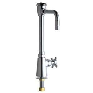   Mounted Laboratory Faucet with Rigid Vacuum Brea