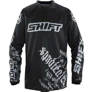  Shift Racing Assault Scratched Jersey   Small/Black 