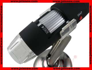 0MP USB Digital Microscope 25X~200X &Measure software  
