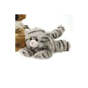  9 Grey Tabby Cat Lying Down Pose Toys & Games