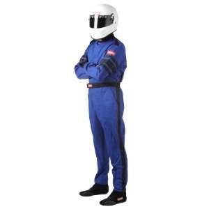   Large Blue SFI 3.2A/1 Single Layer One Piece Driving Suit Automotive
