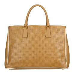 Prada Saffiano Fori Leather Tote Bag  