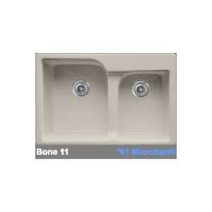   Advantage 3.2 Double Bowl Kitchen Sink with Single Faucet Hole 25 1 61