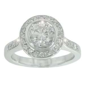  1.45 ct. TW GIA Certified Round Diamond Engagement Ring in 
