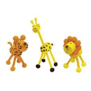 Lets Party By Darice Crafts AC Foam Jungle Animal Marshmallow Activity