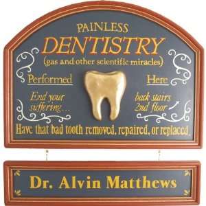  Painless Dentists Personalized Pub Sign