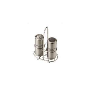   STOCPSCR   2 Pack Condiment Caddy w/ Cinnamon & Powdered Sugar Shakers