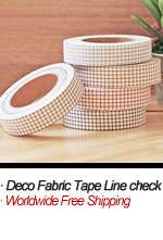 Roll Deco Design Tape Sticker_e2_Fabric Tape_solid  