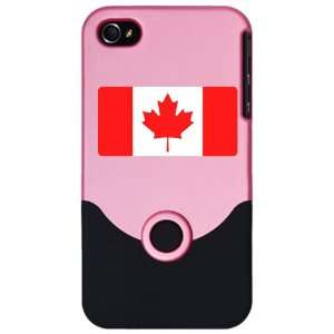   or 4S Slider Case Pink Canadian Canada Flag HD 