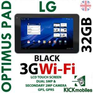 NEW 32GB LG OPTIMUS 3G WiFi TABLET PAD FACTORY UNLOCKED  