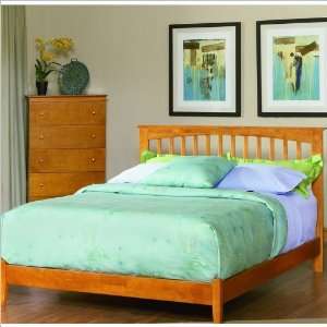  Twin Atlantic Furniture Brooklyn Platform Bed with Open 