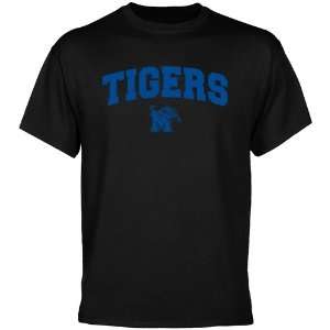 Memphis Tigers T Shirt  Memphis Tigers Black Mascot Arch 