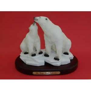 Polar Bear Couple Collectible Figurine 